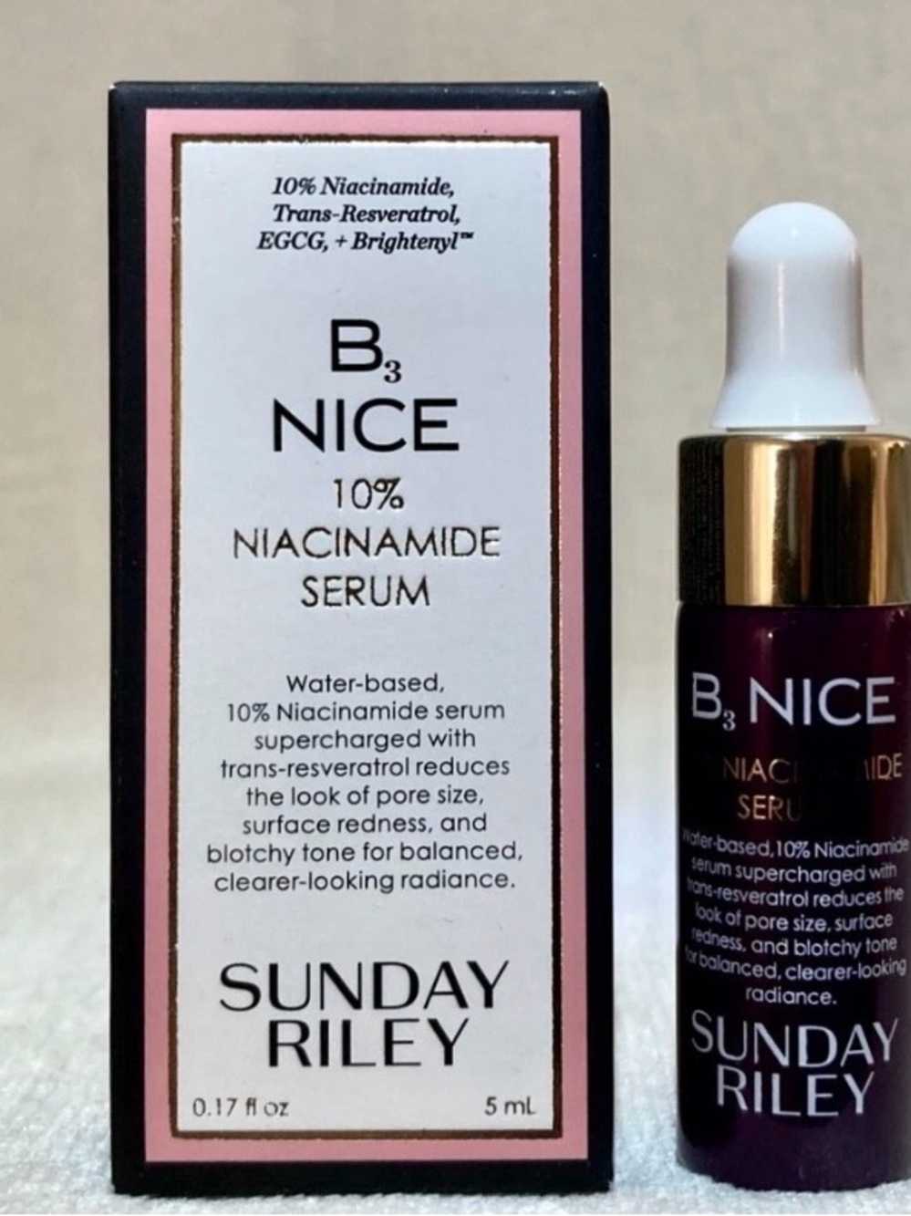 Sunday Riley B3 Nice Serum - Pink, Gold & White